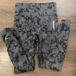 Gymshark Adapt Black Camo Leggings